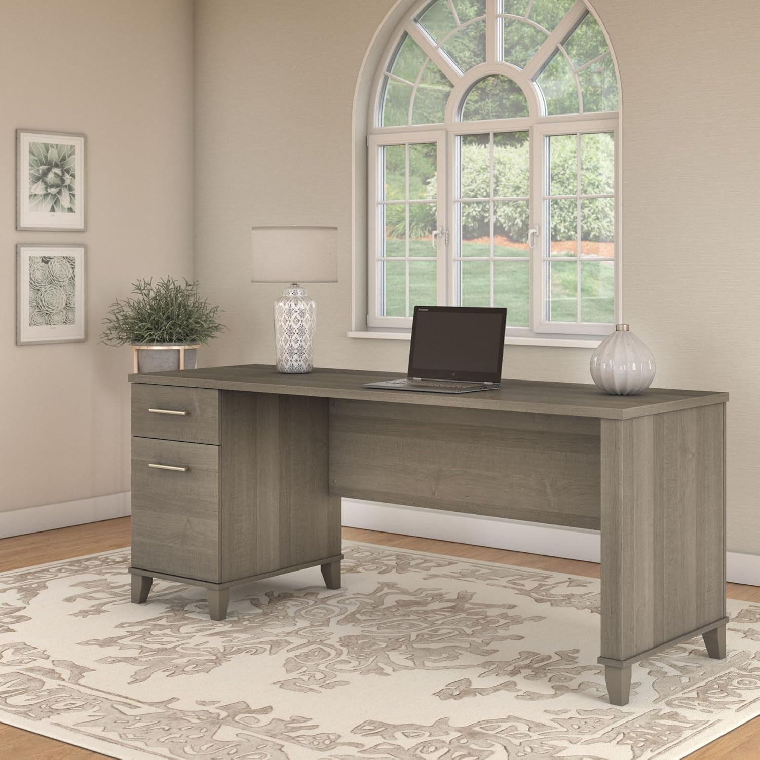 Bush Furniture Somerset 72W Office Desk with Drawers
