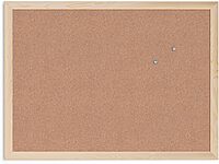 U Brands Cork Bulletin Board with Wood Frame