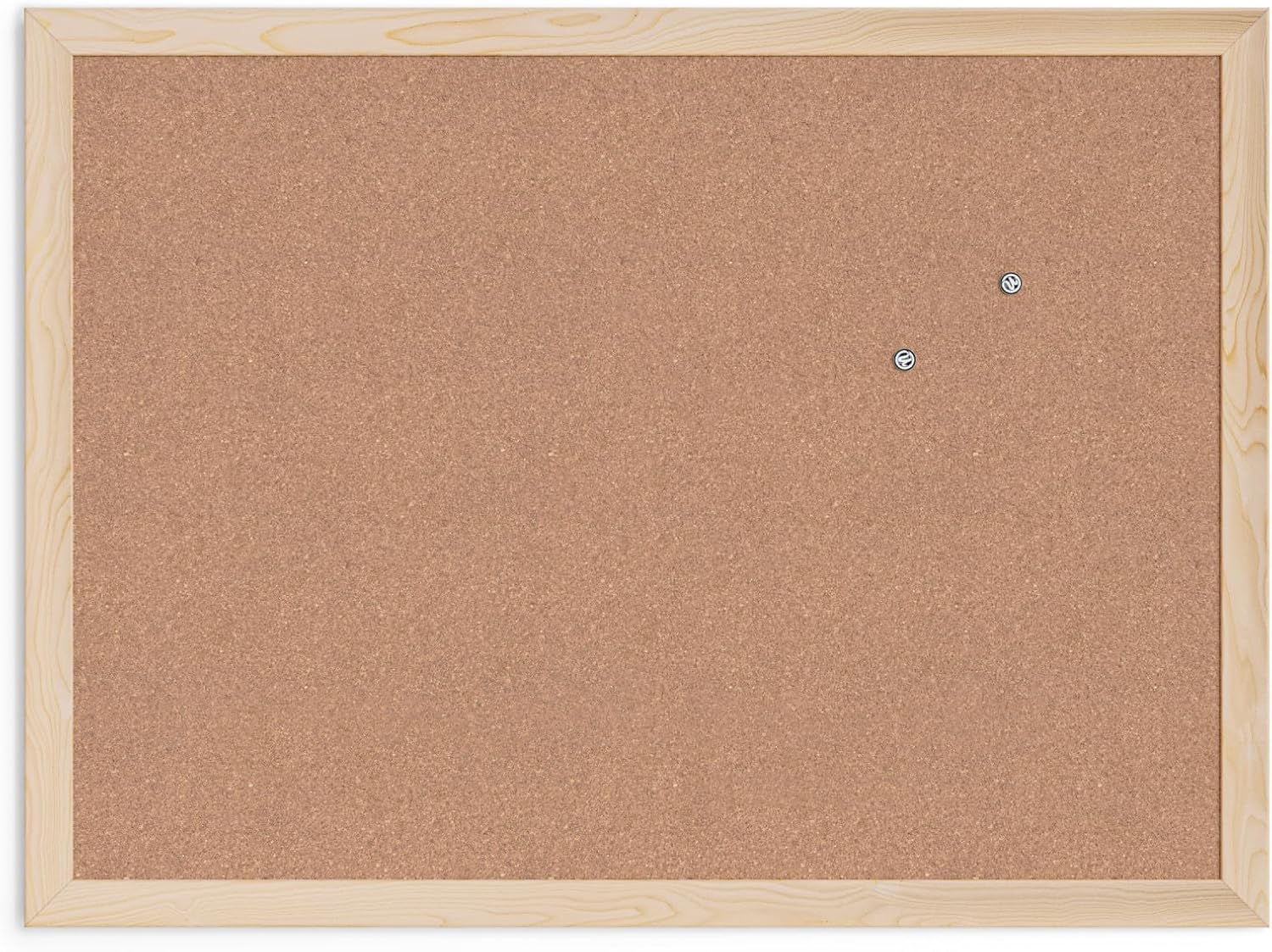 U Brands Cork Bulletin Board with Wood Frame