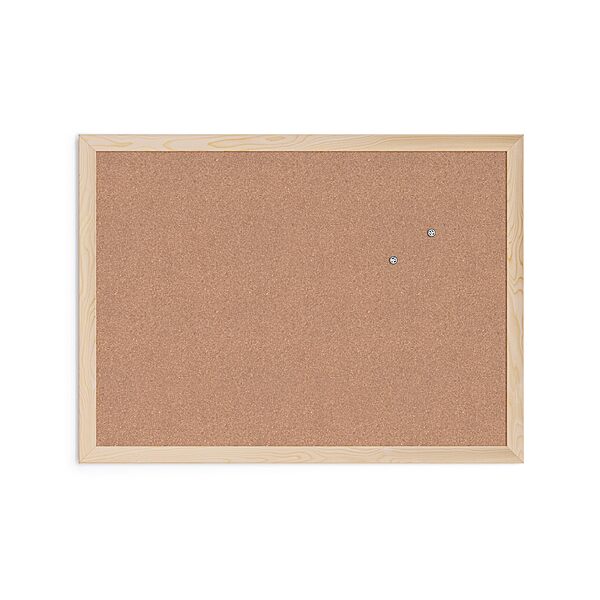 U Brands Cork Bulletin Board with Wood Frame