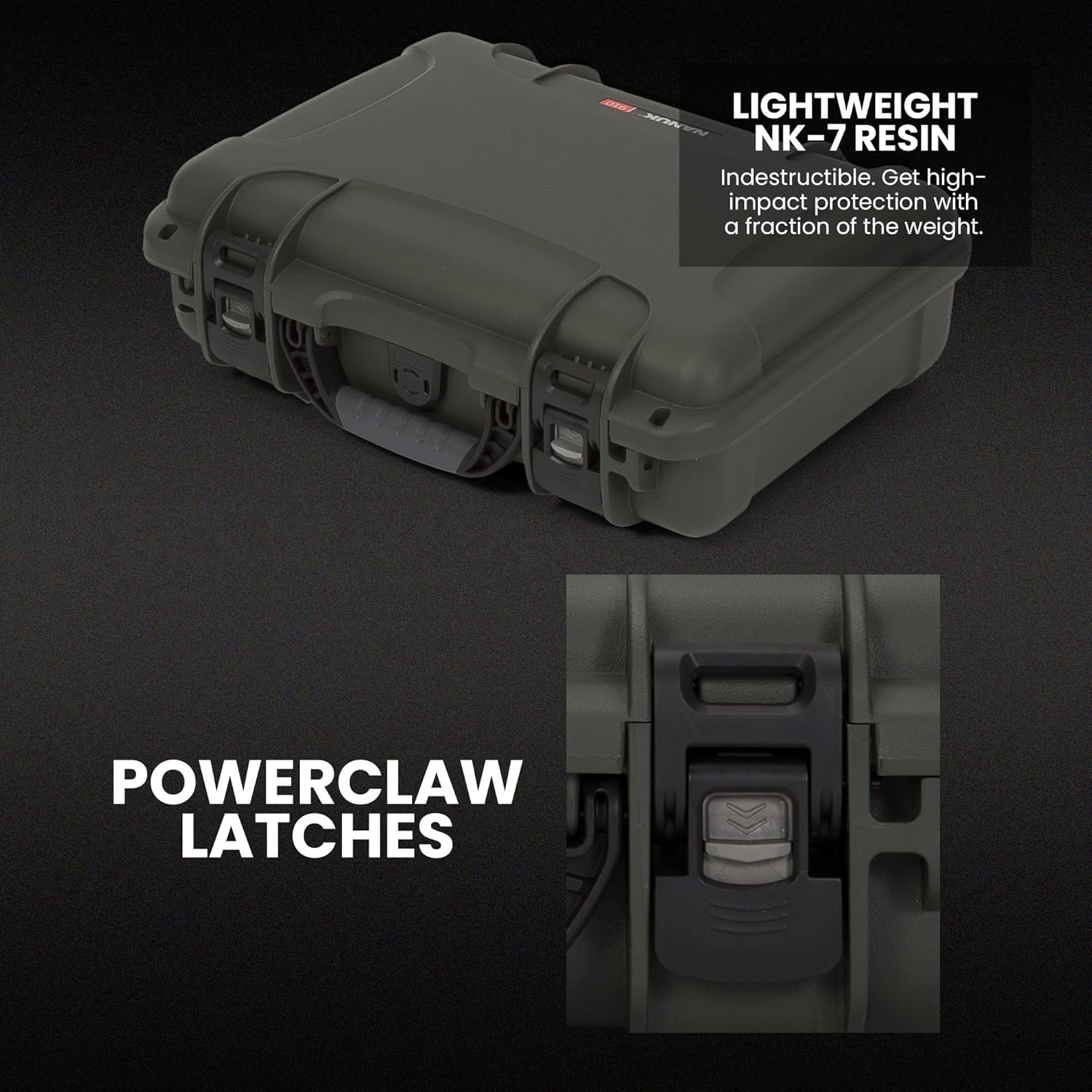 NANUK 910 Hard Case for Single Sporting Gear, IP67 Waterproof Hard Storage