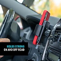 Nite Ize Squeeze Universal Vent Mount - Phone Mount for Car Vent - Sturdy Phone Mount & Holder with Ball Joint - Black