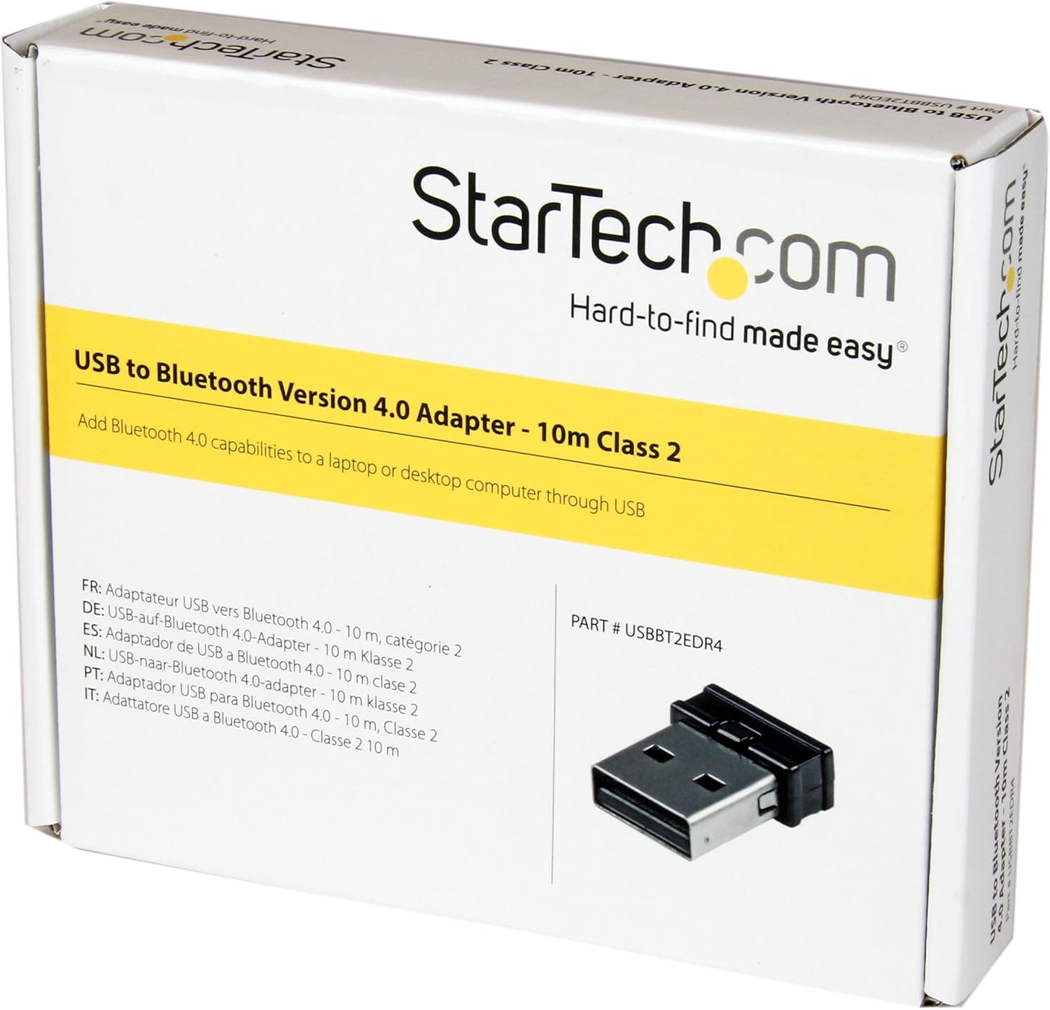 StarTech USB Bluetooth Adapter (Compact USB Dongle)
