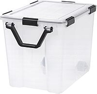 IRIS USA WEATHERPRO Weathertight Plastic Storage Box