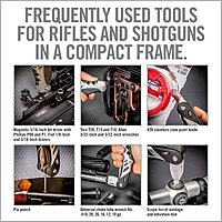 Real Avid Gun Tool - 18-In-1 Gunsmithing Shotgun & Rifle Multi Tool - Bit Driver, Torq Bits, Choke Tube Wrench, Allen Wrench, Scope Tool, & Punch Tool