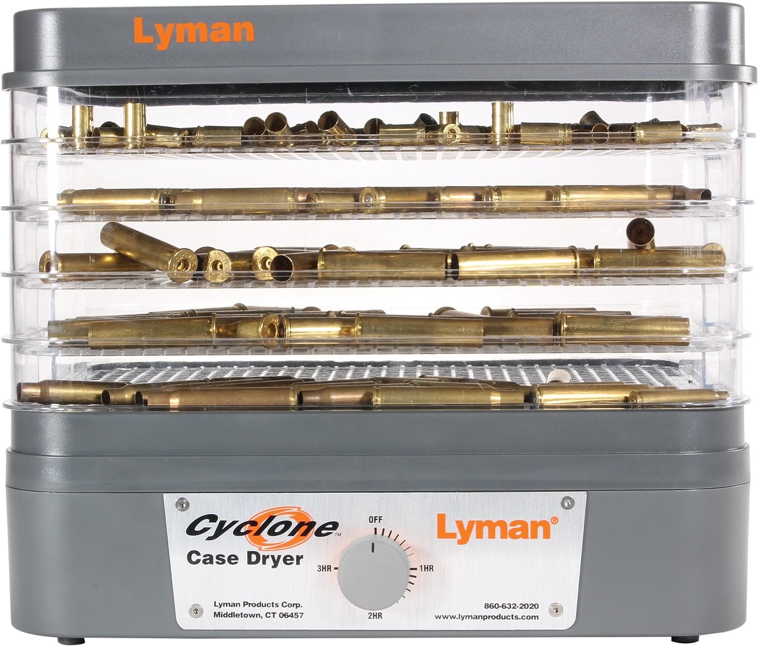 Lyman Products Cyclone Brass Case Dryer 115VT, Grey, One Size