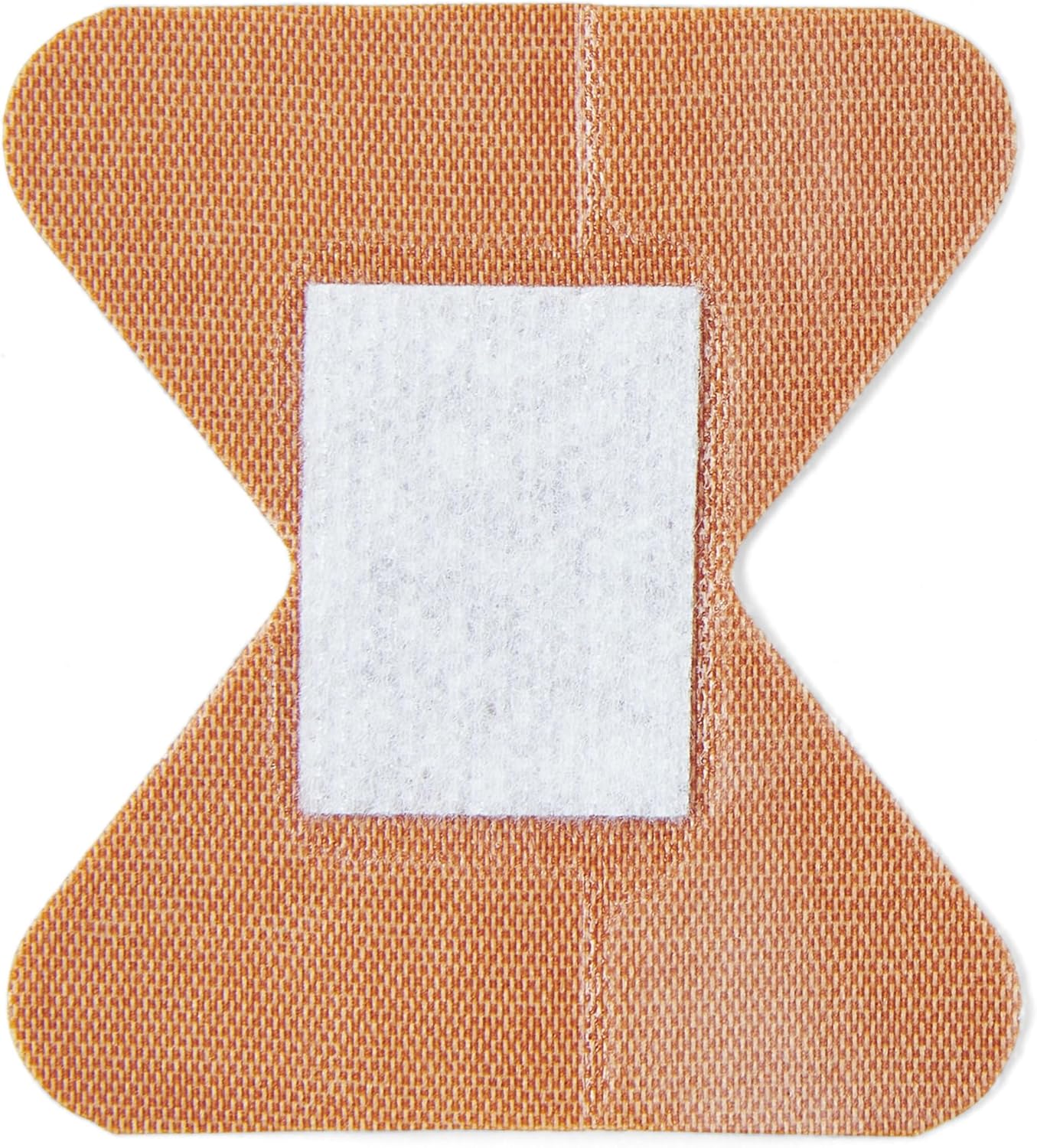 CURAD Flex-Fabric Adhesive Fingertip Bandages, Skin-Friendly Adhesive, 2 x 1.75 Inches, Breathable Fabric, 100 Bandages Per Box