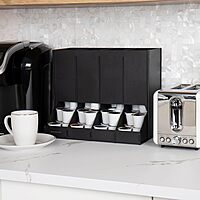 MIND READER Countertop Coffee and Condiment Organizer