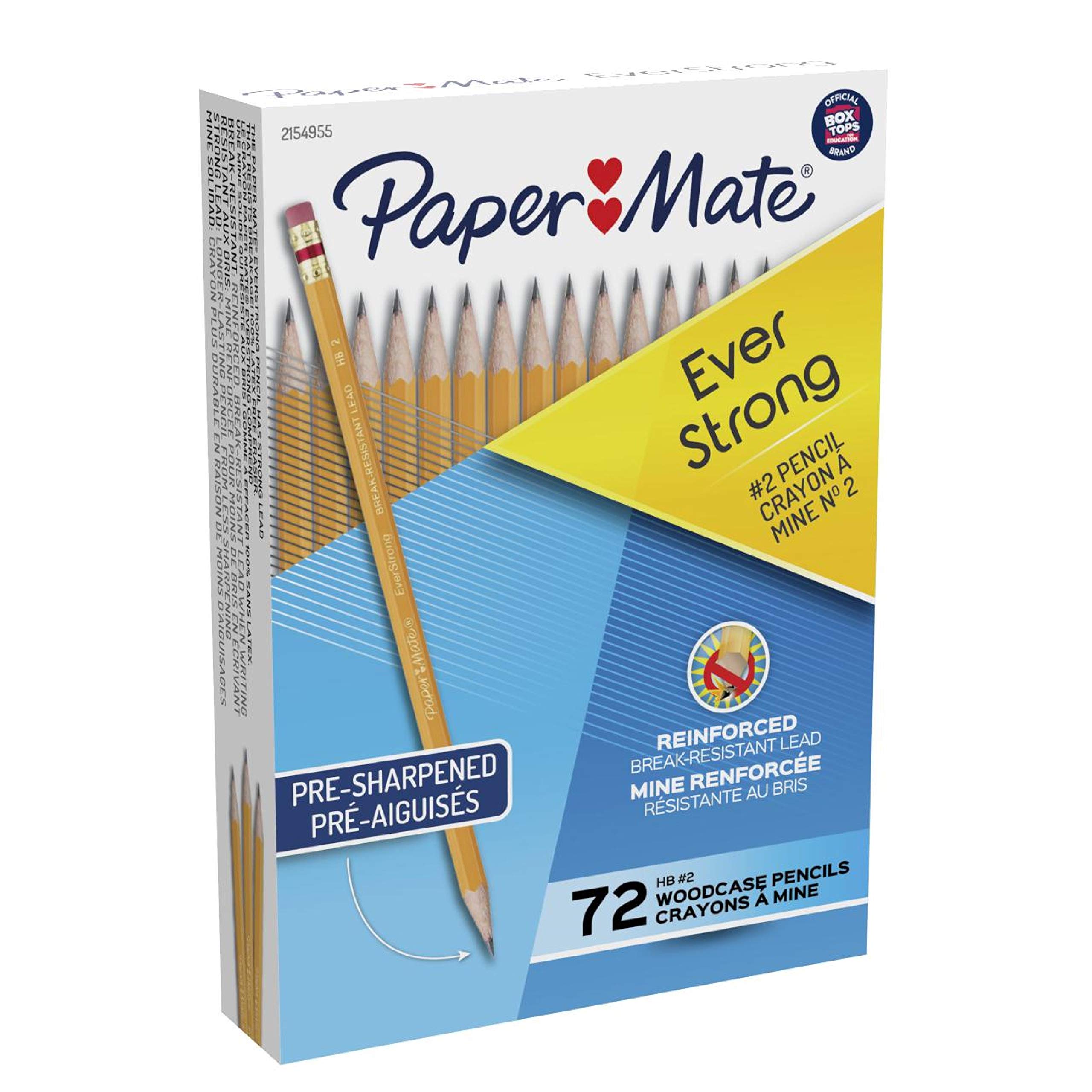 PAPER MATE EverStrong #2 Woodcase Pencils