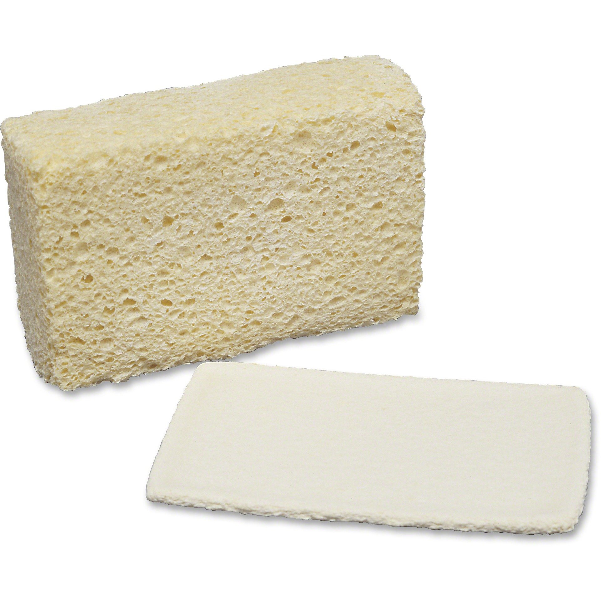 SKILCRAFT Cellulose Sponge, 5 3/4in x 3 5/8in, Pack Of 12 (7920-00-240-2555)