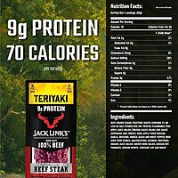 Jack Links Premium Cuts Beef Steak, Original, Strips -Great Protein Snack with 11g of Protein and 1g of Carbs Per Serving, Made with Beef, 1 Ounce (Pack of 12)