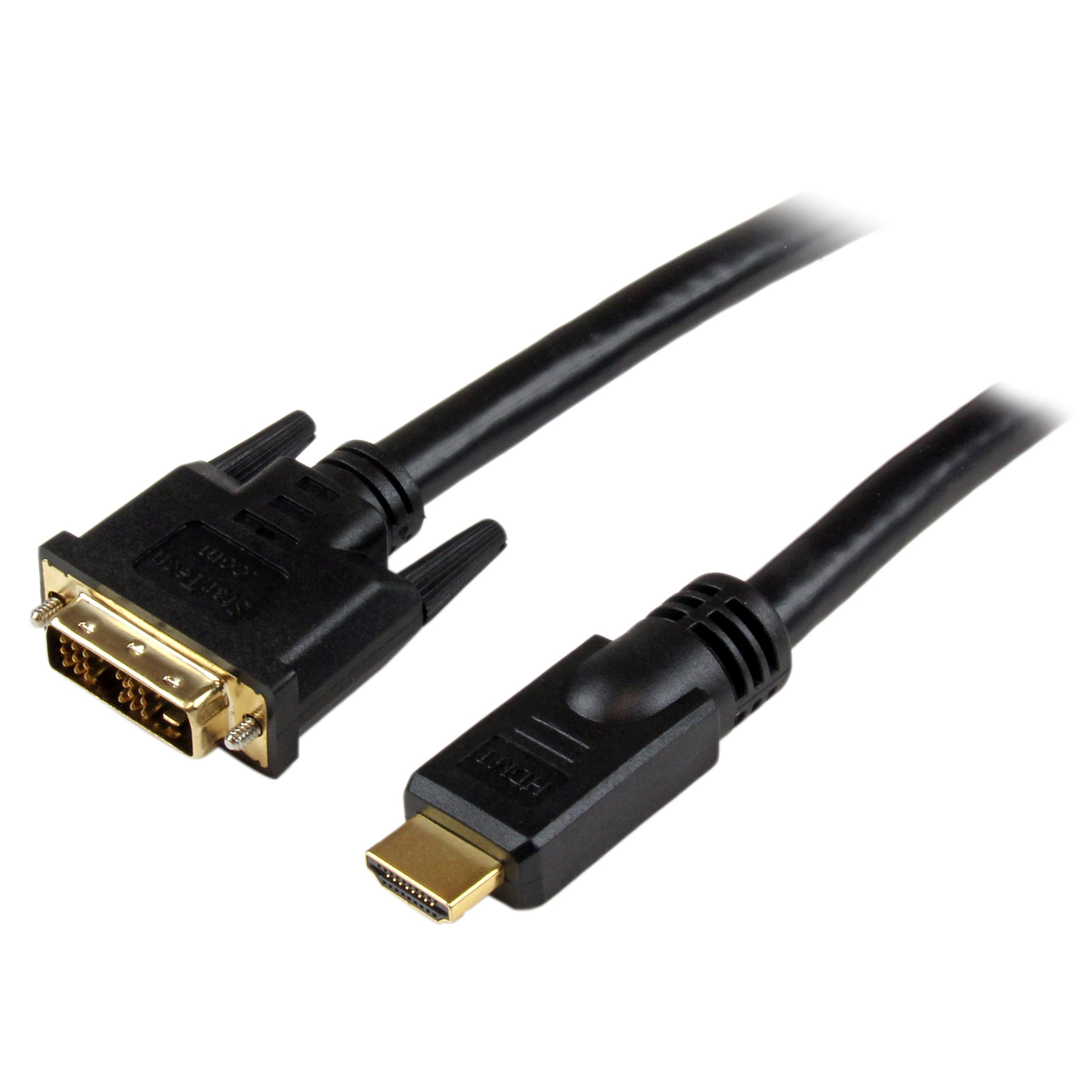 StarTech.com HDMI to DVI-D Cable - Bi-Directional
