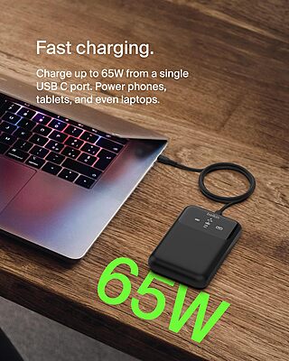 Belkin BoostCharge 3-Port 20,000mAh Portable Power Bank