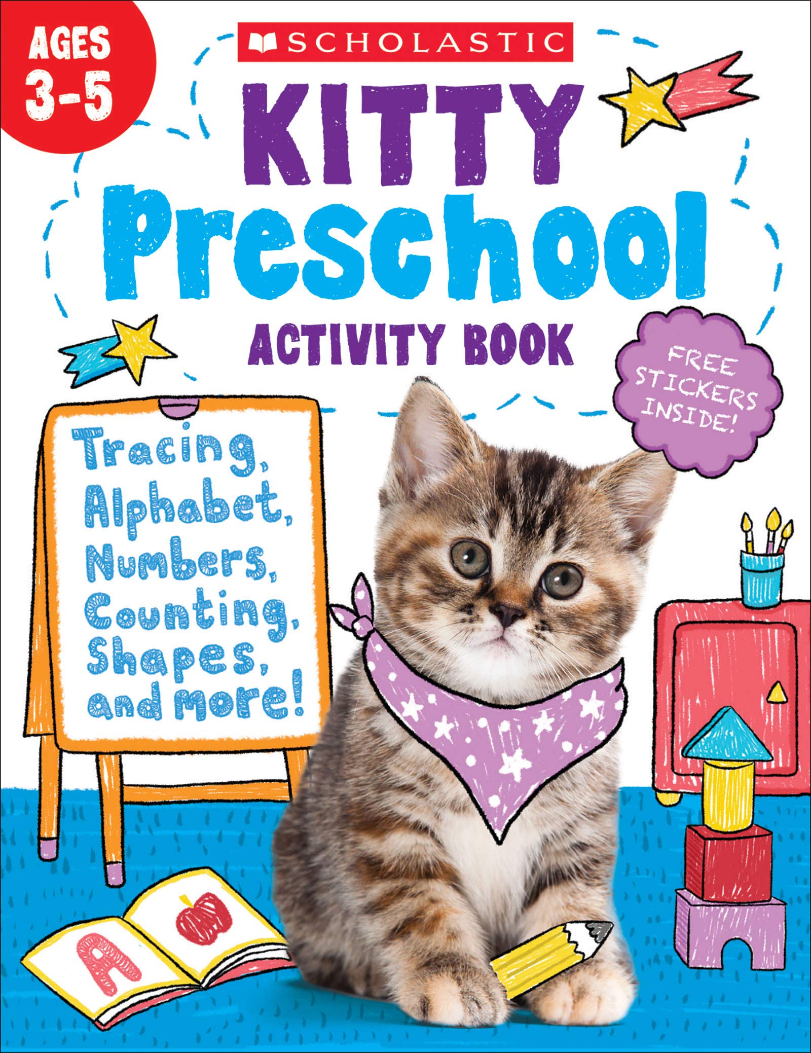 Scholastic Kitty Preschool Activity Book, Pre-K