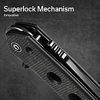 CIVIVI Vision FG Folding Pocket Knife – Superlock EDC 3.54" Reverse Tanto