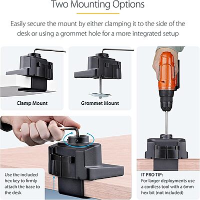 StarTech.com Desk Mount Monitor Arm (VESA 75/100)