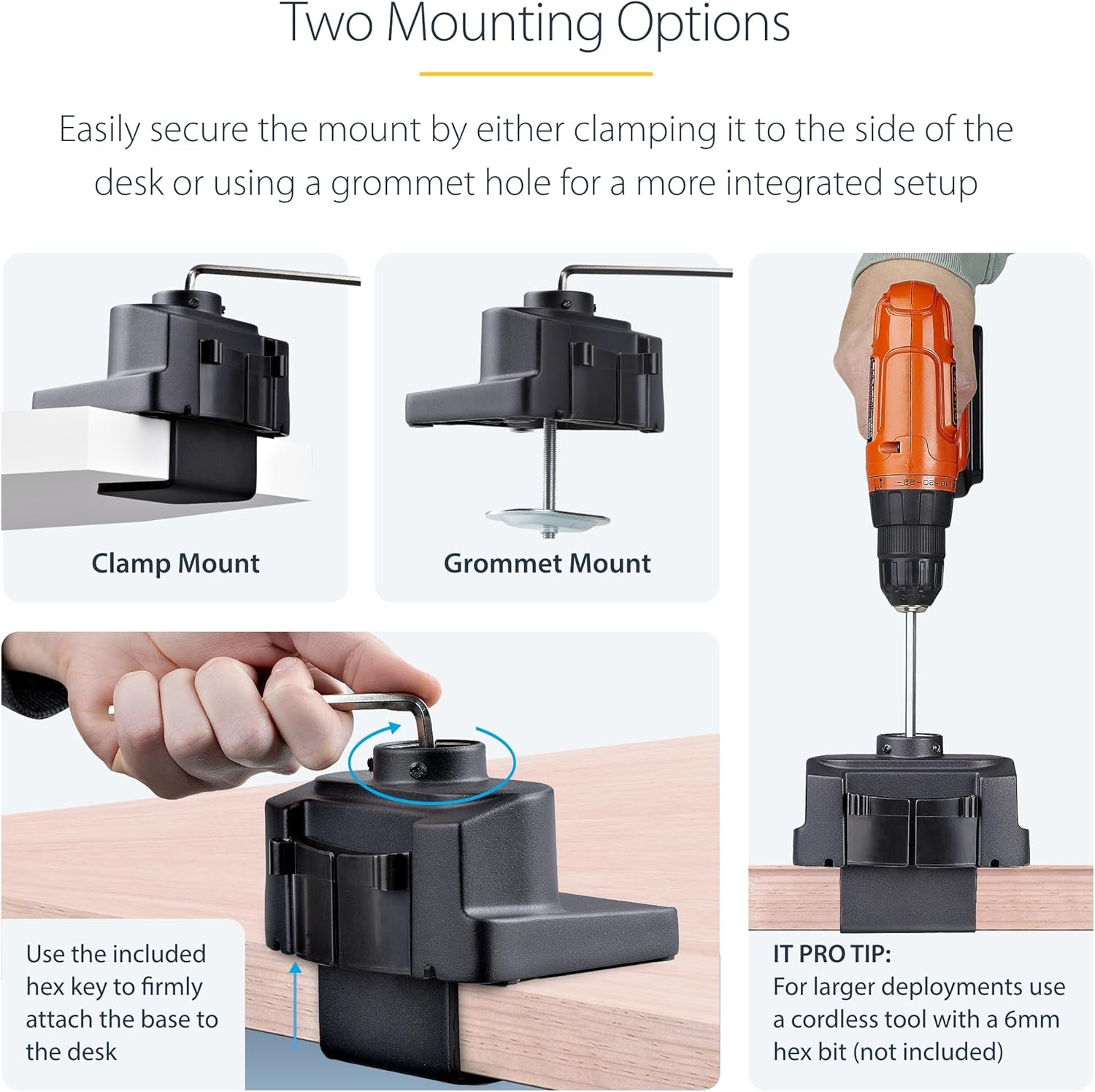 StarTech.com Desk Mount Monitor Arm (VESA 75/100)