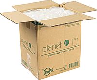 StalkMarket Planet+ 100% Compostable PLA Laminated Hot Cup, 4-Ounce, 1000-Count Case