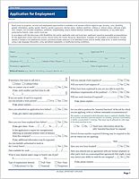 ComplyRight State-Specific Job Applications, Oregon, 8-1/2in x 11in, White, Pack Of 50