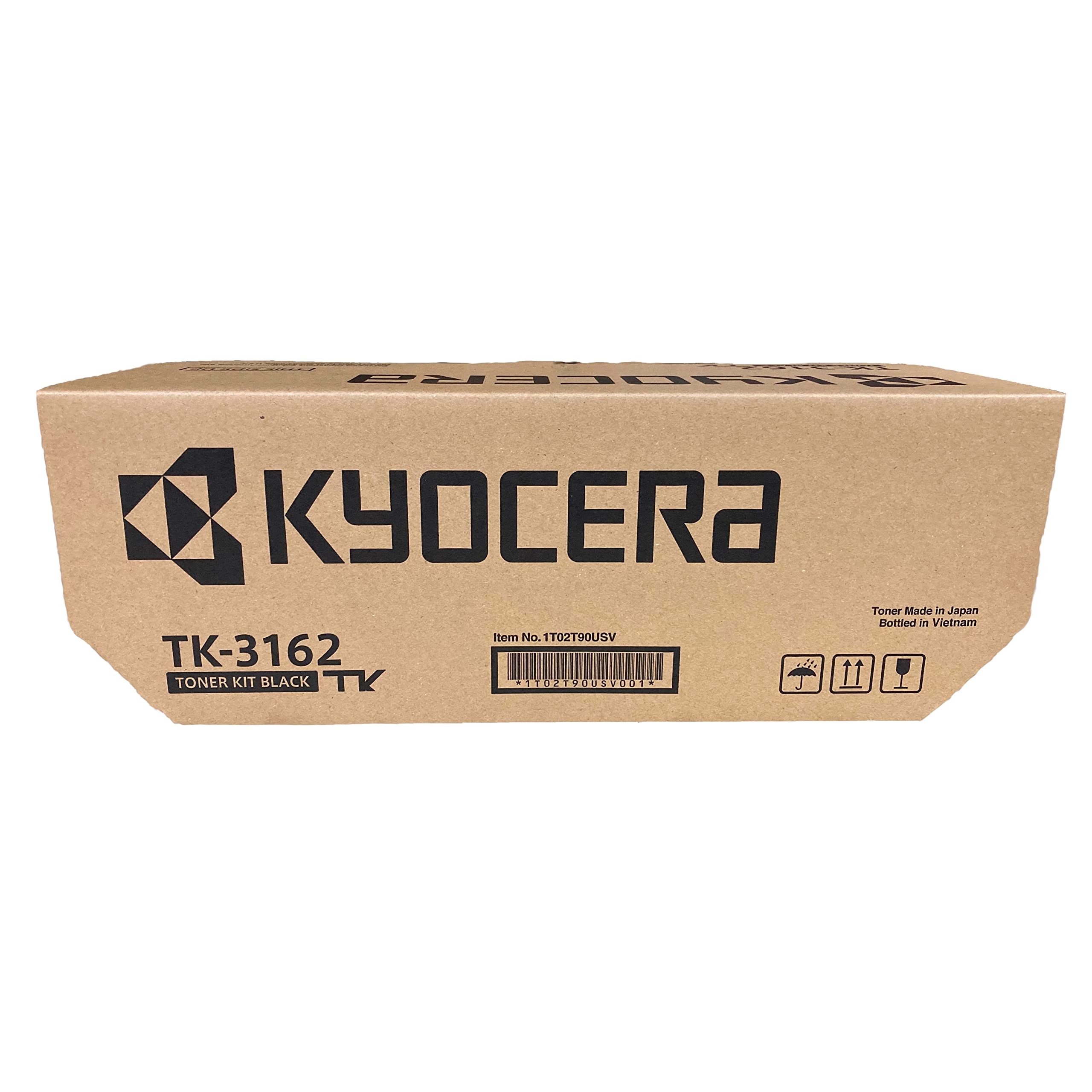 KYOCERA TK-3162 Black Toner Cartridge for P3045dn / P3145dn / M3645idn / M3145idn Model Laser Printers (1T02T90USV) Old