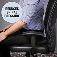 HealthSmart 360 Degree Swivel Seat Cushion, Chair Assist for Elderly, Swivel Seat Cushion for Car, Twisting Disc, Black Leather, 15 Inches in Diameter 15 Diameter Black Leather