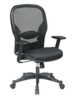 SPACE SEATING Breathable Mesh High-Back Office Chair with Adjustable Lumbar