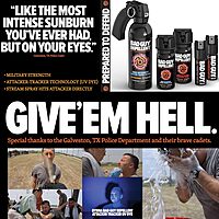 BYRNA BGR MAX Pepper Spray + Tear Gas | Attacker Tracker UV Dye | Military Strength Self-Defense Stream Spray