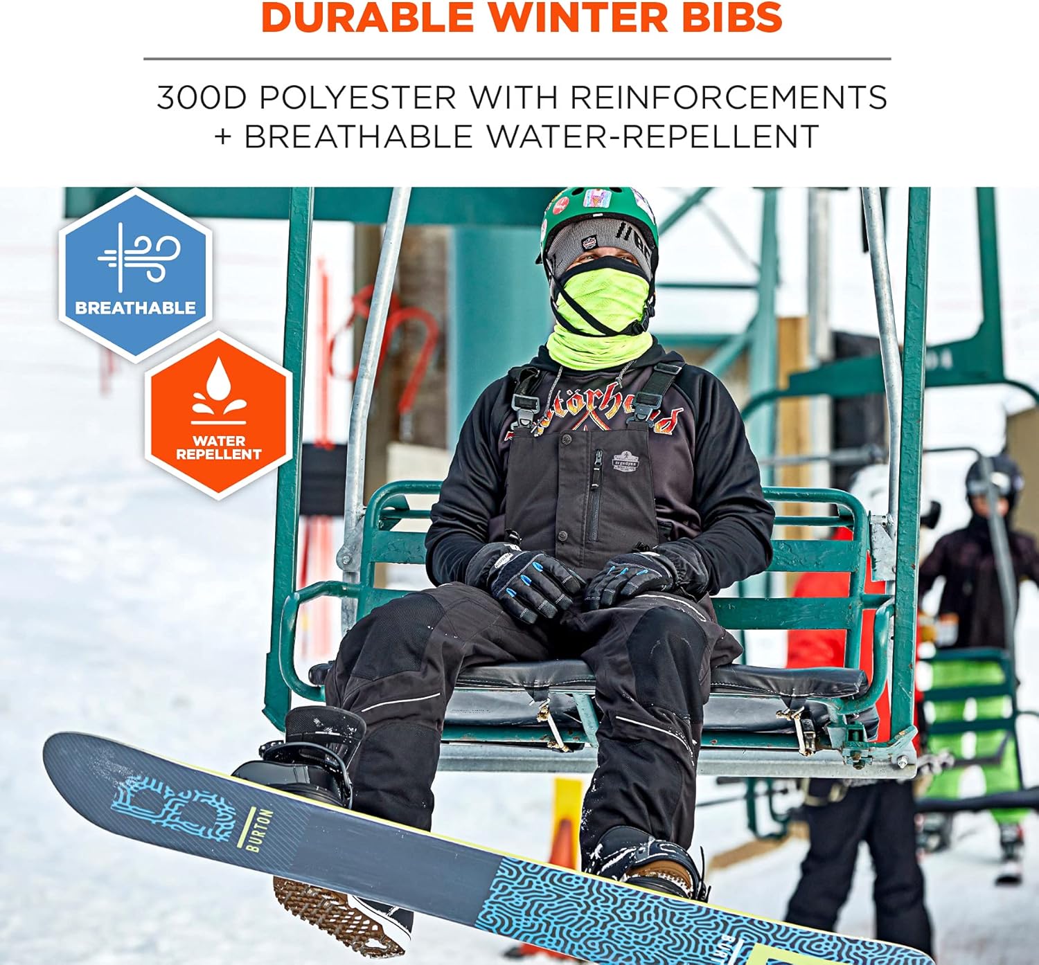 Ergodyne N-Ferno 6472 Insulated Bib Overalls Workwear Outerwear