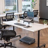 Fellowes PlushTouch Foam Mouse Pad Wrist Support with MICROBAN - Graphite (9252201) Graphite 9.3L x 7.3W inches