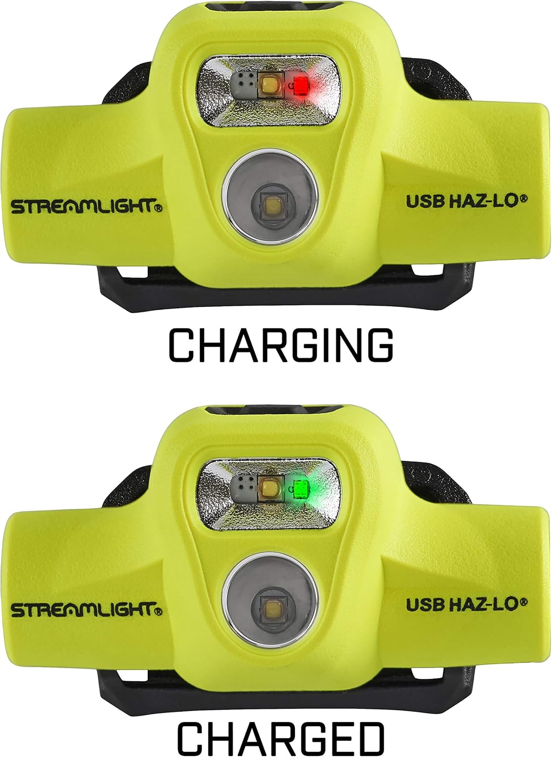 Streamlight 61463 USB HAZ-LO 250-Lumen Intrinsically Safe Headlamp with 120V AC Charging System and Cradle