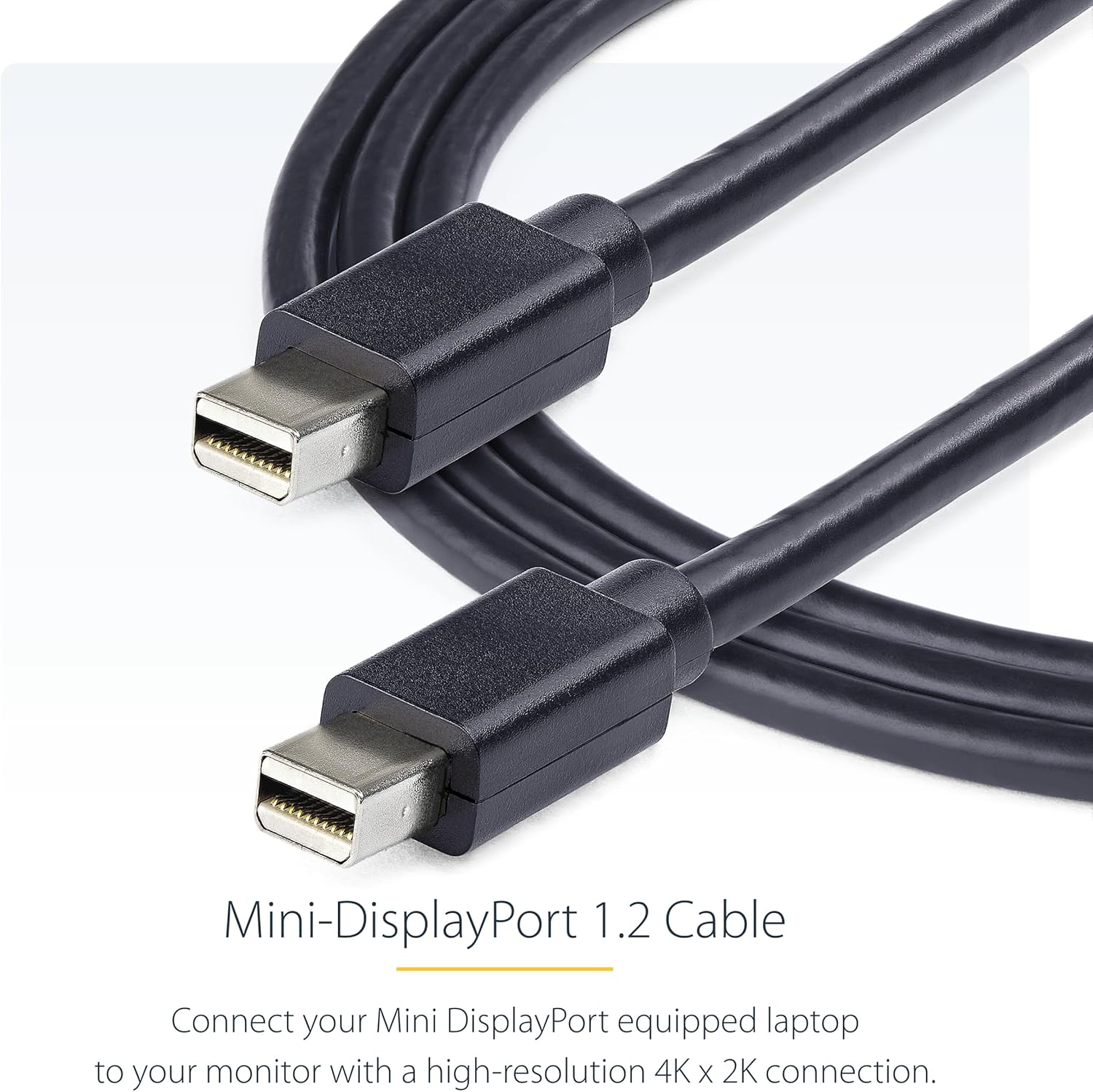 StarTech.com Mini DisplayPort 1.2 Cable M/M, 4K UHD (Not Thunderbolt)