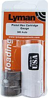Lyman Reloading 380 Auto Pistol Max Cartridge Gauge Gray