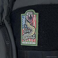 MAXPEDITION This We'll Defend 3D PVC Morale Patch