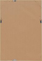 DesignOvations Kate and Laurel Calter Magnetic Dry Erase Board, Melamine, 16 1/2 x 25 1/2 , White, Gold Plastic Frame