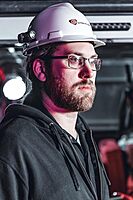 Streamlight 69333 Vantage II 350-Lumen Industrial Hard Hat Mount Light with Blue LED Tail Light, Black