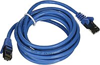 Belkin A3L980b07-BLU-S Snagless Cat6 Patch Cable RJ45M/7 Blue, 7 Feet