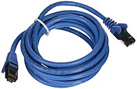 Belkin A3L980b07-BLU-S Snagless Cat6 Patch Cable RJ45M/7 Blue, 7 Feet