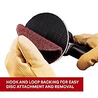 Cubitron Surface Conditioning Disc for Sanding – Metal Surface Prep – Hook and Loop – Aluminum Oxide – Medium Grit