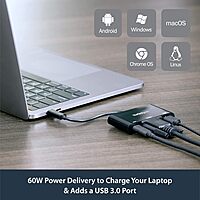 StarTech.com USB-C Multiport Adapter with Power Delivery