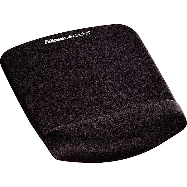 Fellowes® PlushTouch™ Mouse Pad With Wrist Rest, Black