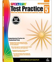 Spectrum 5th Grade Test Practice Workbooks All Subjects, Ages 10 to 11, 5th Grade Test Practice, Language Arts