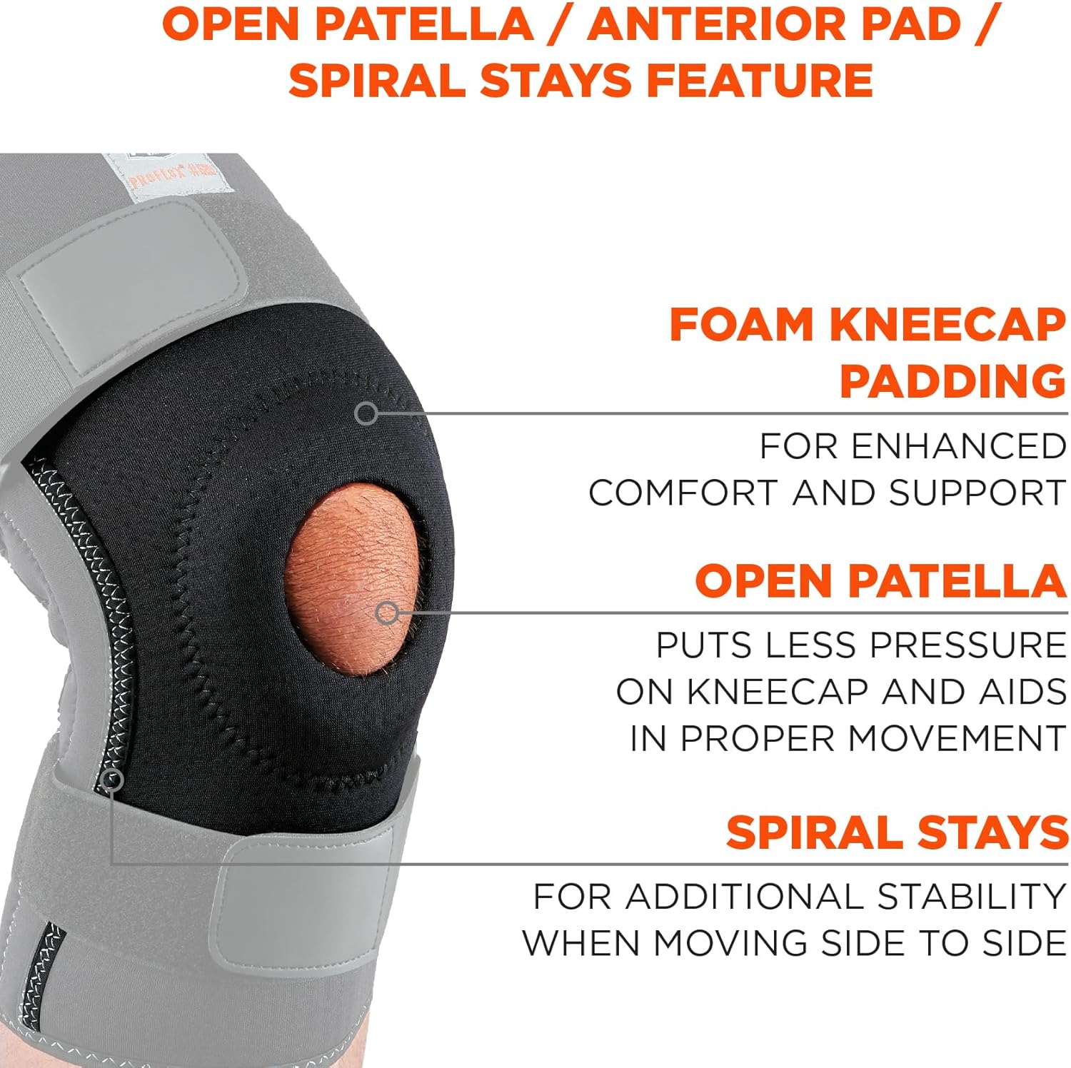 Ergodyne ProFlex Neoprene Compression Knee Sleeve