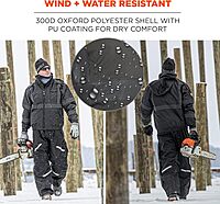 Ergodyne GloWear 8377EV Thermal-Enhanced Visibility Quilted Bomber Jacket