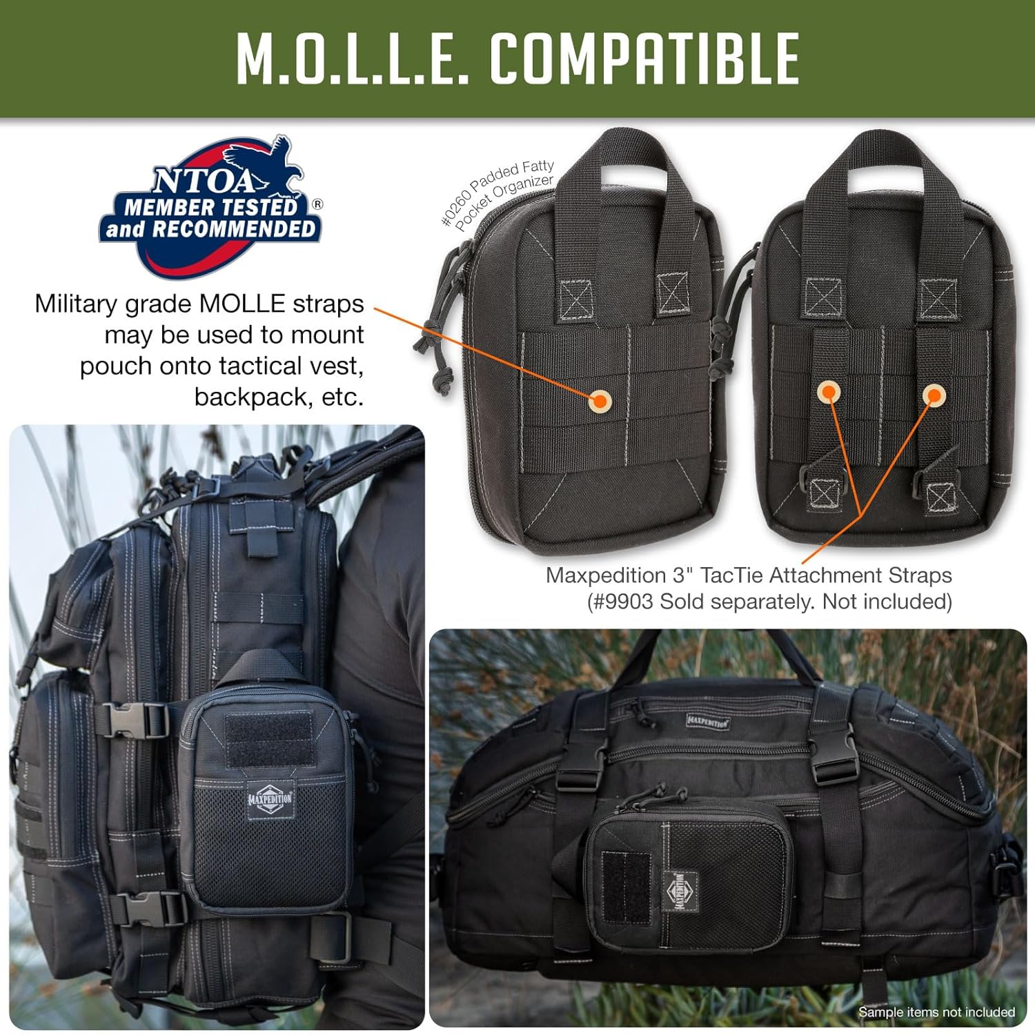 MAXPEDITION Padded Fatty Pocket Organizer EDC Pouch
