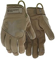 MCR SAFETY 963 TaskFit Mechanics Gloves, Synthetic Leather Padded Palm