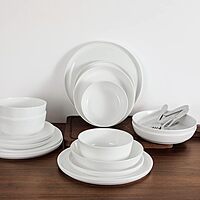 TABLE 12 16-Piece Dinnerware Set, Service for 4