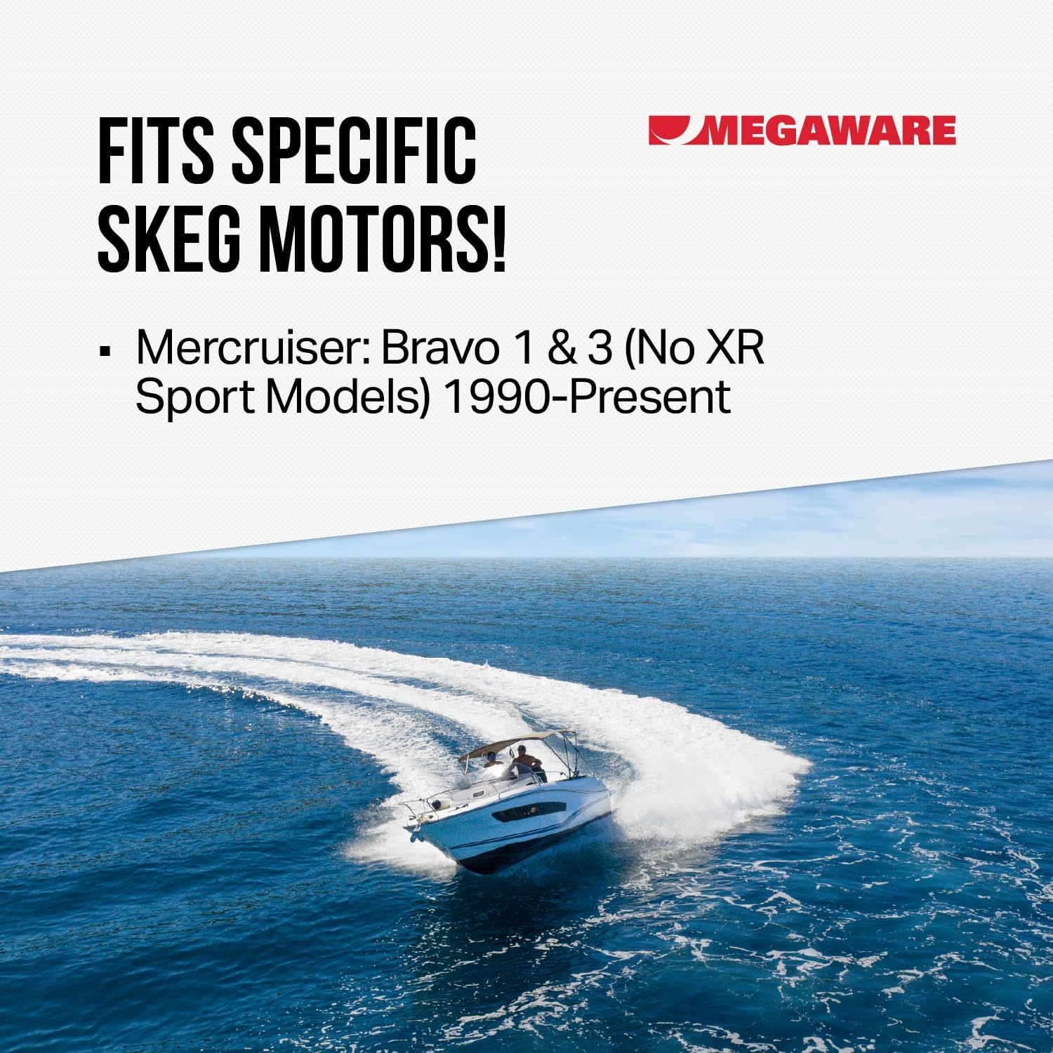 Megaware SkegPro 667 - Protects Against Damage from Ramp Dragging, Rocks