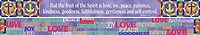 Barker Creek Double-Sided Spiritual Border with Inspirational Verse, Fruit of The Spirit, for Bulletin Boards, Reception Areas, Sunday School Classrooms, Homeschool Decor, 3” x 35’ (966)