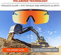 Ergodyne Skullerz AEGIR Polarized Fog-Off+ Safety Glasses