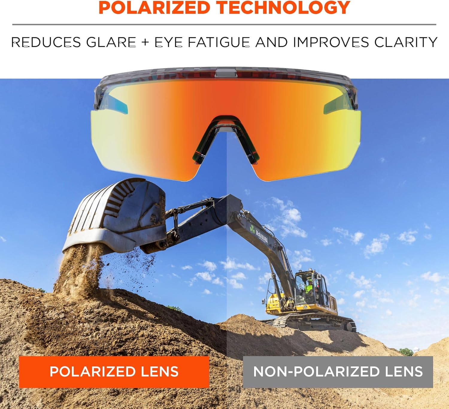 Ergodyne Skullerz AEGIR Polarized Fog-Off+ Safety Glasses